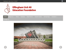 Tablet Screenshot of effinghameducationfoundation.com